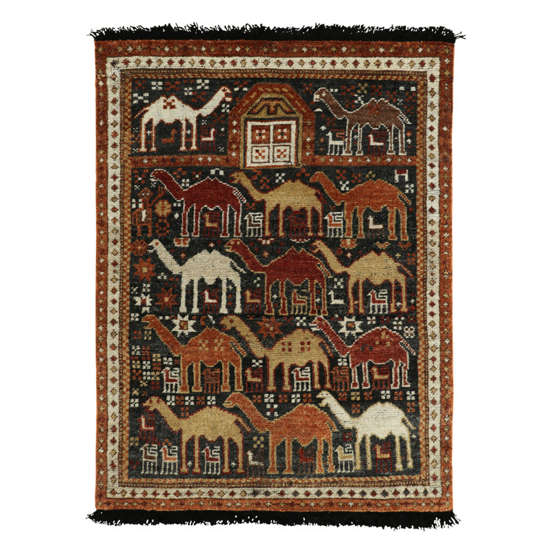 Burano One-of-a-Kind Rectangle 3' X 4' Hand Knotted Area Rug, Rectangle 2'11" x 4'3"
