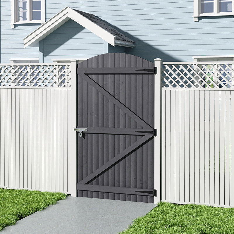 Adelphie Wood Gate, 150cm H x 90cm W x 3cm D