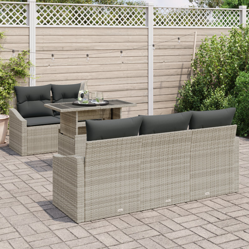178cm Wide Patio Sofa with Cushions