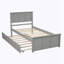 Lit plateforme avec lit gigogne simple-975025690