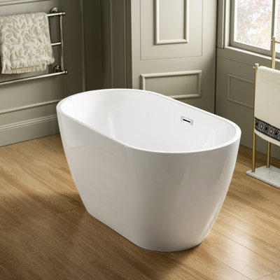 48'' x 26'' Freestanding Soaking Acrylic Bathtub