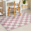 Tapis rose en polyester tissé à la machine Kehr-88709645