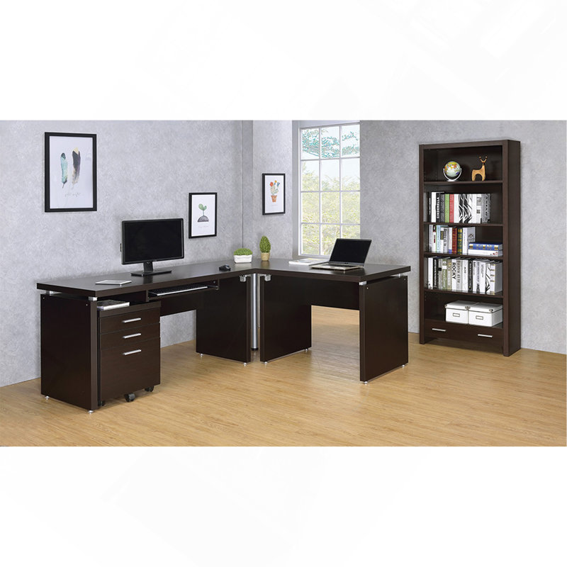 Bureau d'extension en bois cappuccino
