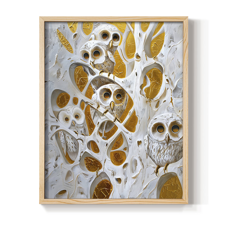 ANIMALS Series LXII, reproduction encadrée - bois massif, H 30 po x l 24 po