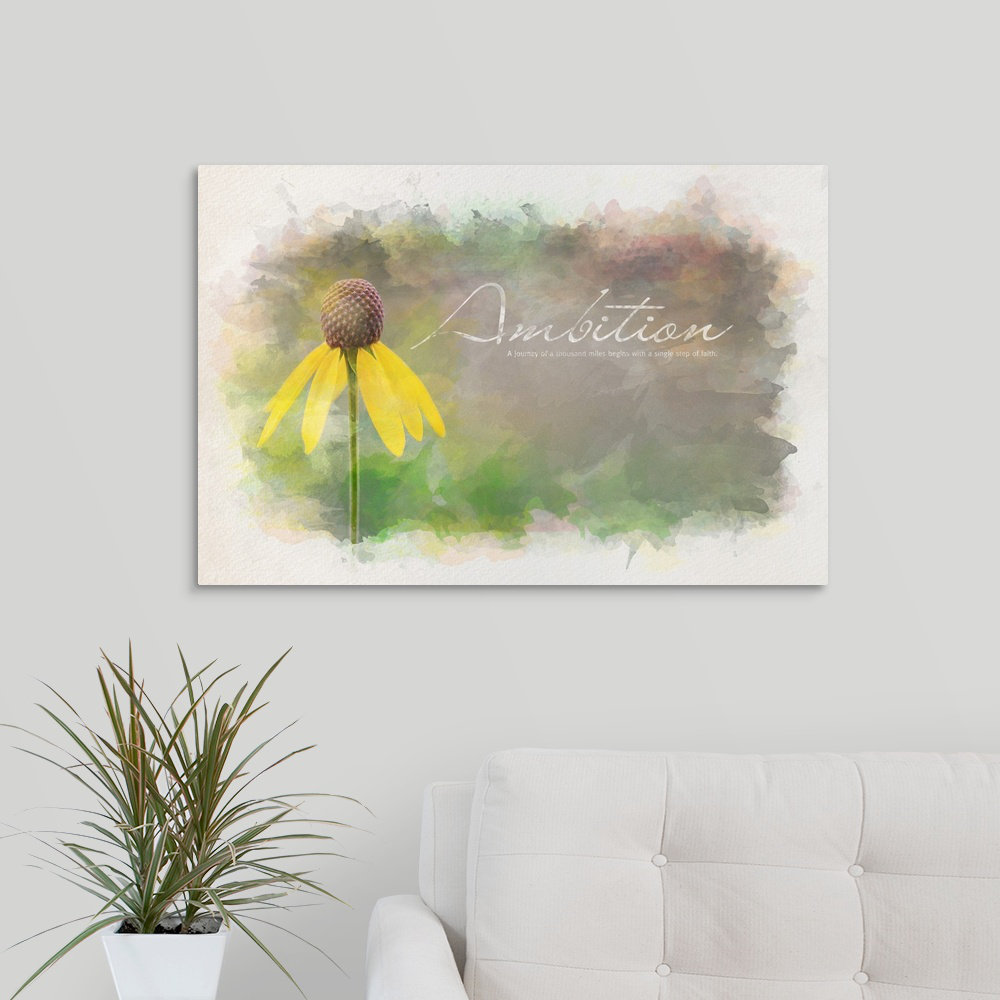 " Inspirational Poster A Journey Of A Thousand Miles Begins With A Single Step Of Faith " Winston Porter