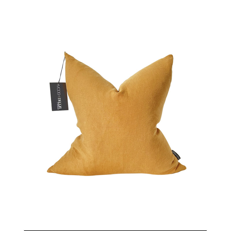 Housse de coussin en lin, H 18 po x l 18 po, Toscane