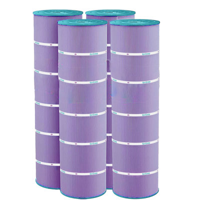 Hurricane Filters HF748804P Purple Spa Cartridge Replacement 4 Pack