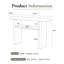 Console moderne en bois 47,8 "avec tablette robuste-254943778