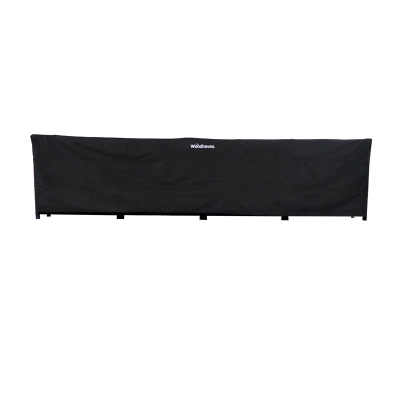 Couvre-lit double 16 pi x 2 pi Vinyle, Noir