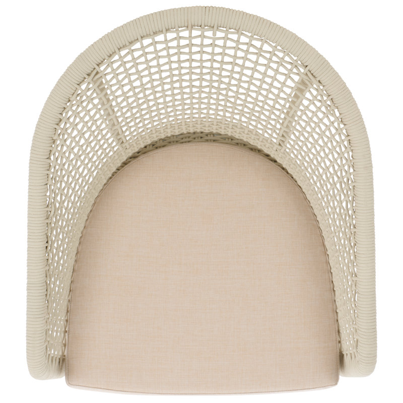 Saxon Outdoor Dining Armchair, Taupe