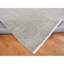 Tapis oriental noué à la main 8 pi 10 po x 12 pi gris, en laine avec laine texturée, ton sur ton, noué à la main