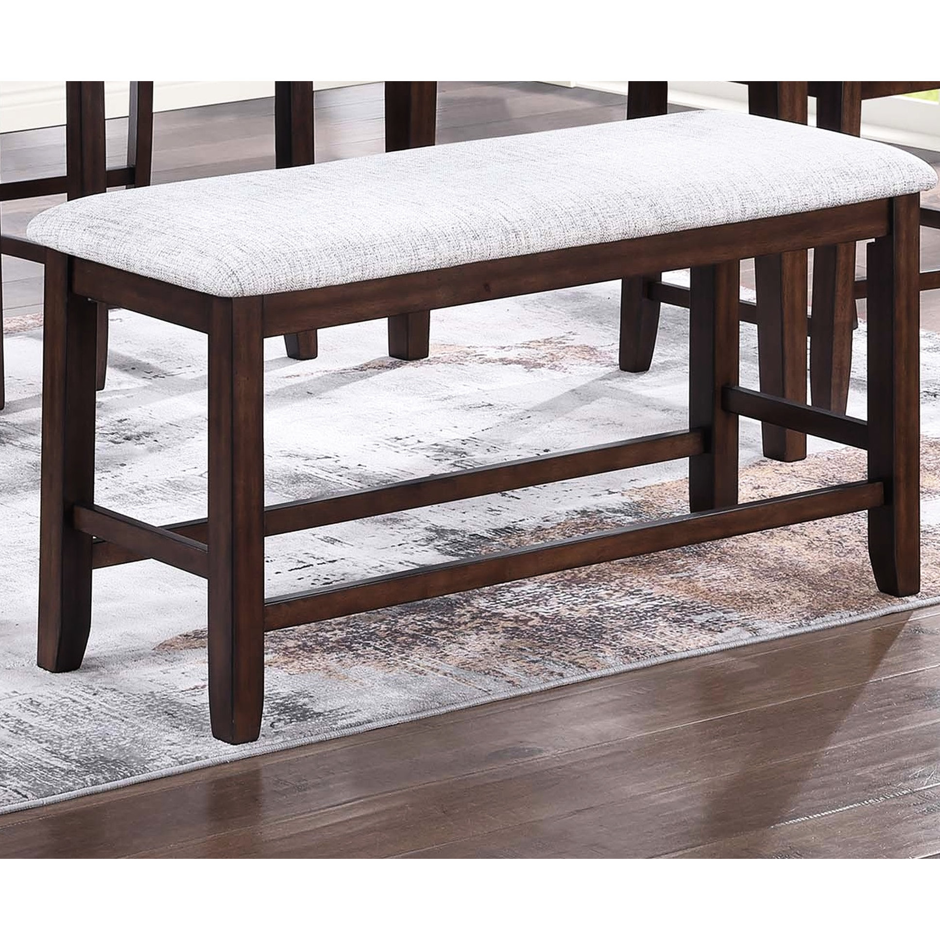 Latitude Run® Transitional Style Dining Bench With Cushion Padded Seat ...