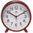 Table Clock Round Plastic Tabletop Clock with Alarm Function 5.75 Inches-22083952