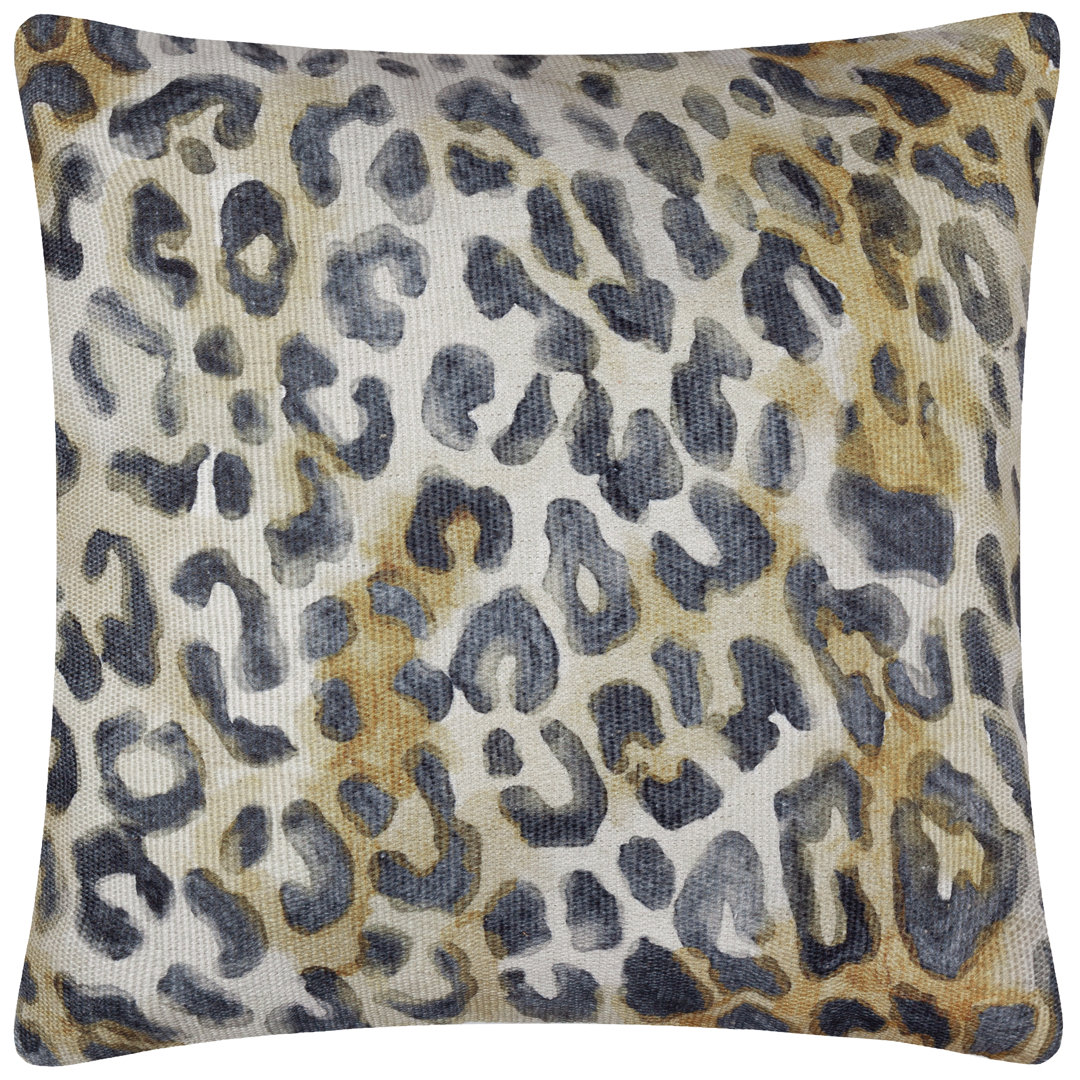 Leopardis Leopard Indoor / Outdoor Animal Print Square Throw