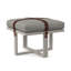 Square Boucle and Velvet Ottoman-70402245-70402254