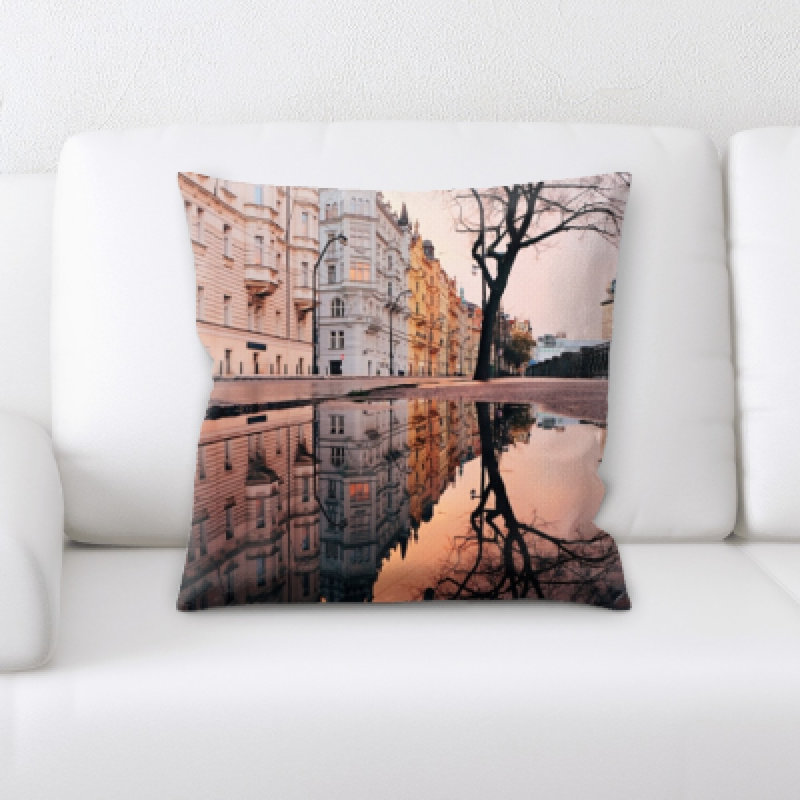 Microsuede Throw Pillow