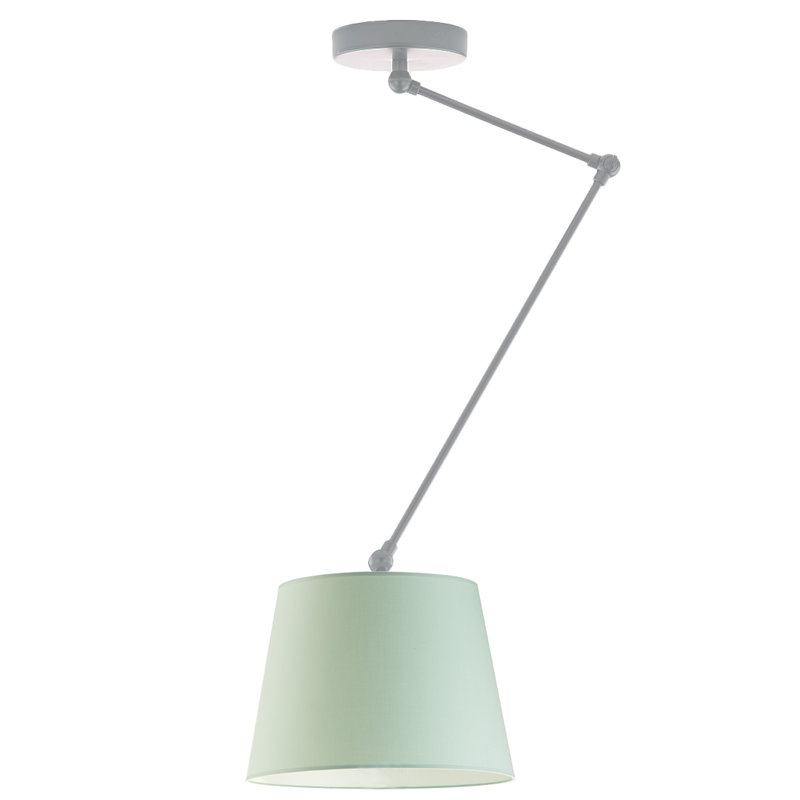 Paun 1 - Light Novelty Chandelier, Clear/Green, Silver