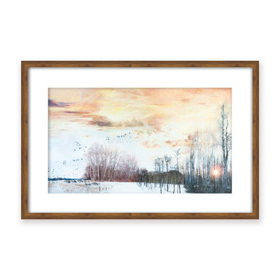 Nature Inspired Winters Flight by  - Picture Frame Painting