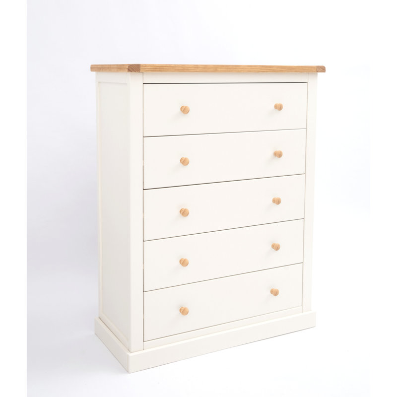 90cm W Chest of Drawers, Off-White