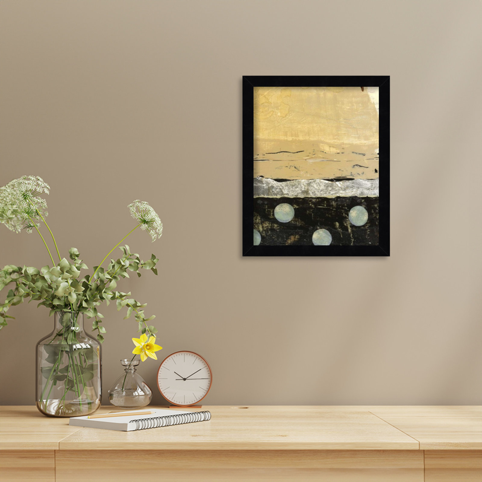 Dirty Weather II Print by Natalie Avondet, Black, 13" H x 11" W