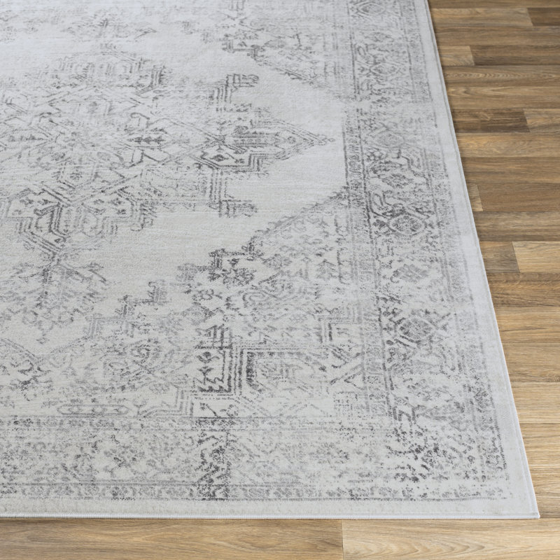 Amelie Grey/Off-White Rug, Rectangle 140 x 200cm