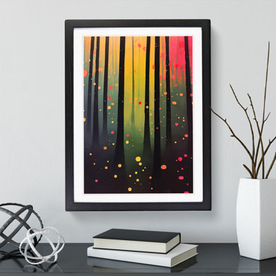 Twinkling Forest - Framed Print