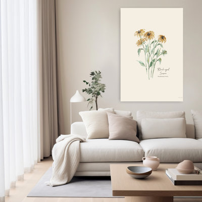 Black Eyed Susan Contemporary Flower Art