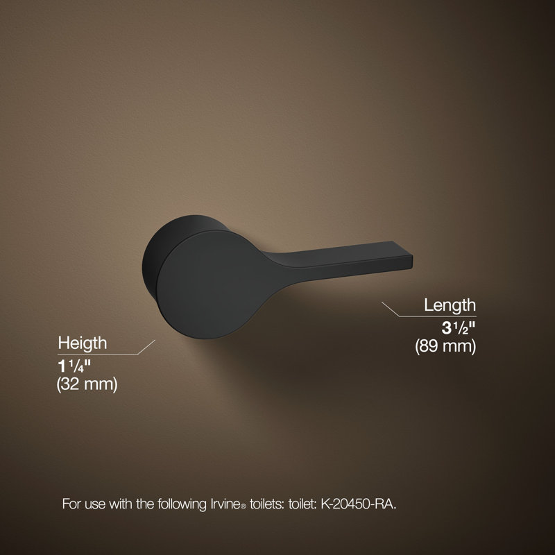 Right-Hand Trip Lever, Matte Black