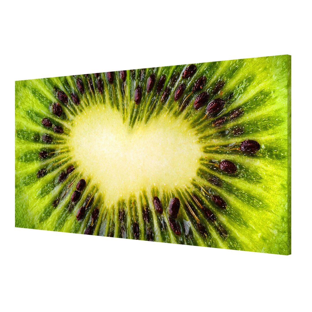 Magnettafel Kiwi Herz