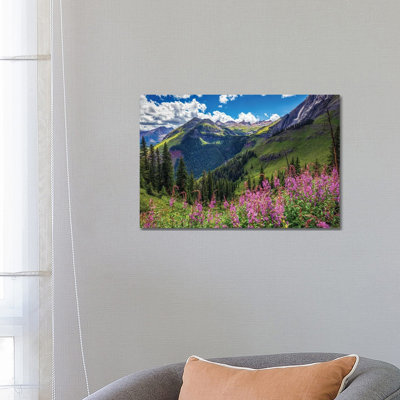 San Juan Mountain Wildflowers Landscape - Ice Lakes Basin Summer Scenery by Daniel Forster - Gallery-Wrapped Canvas Giclée on Canvas