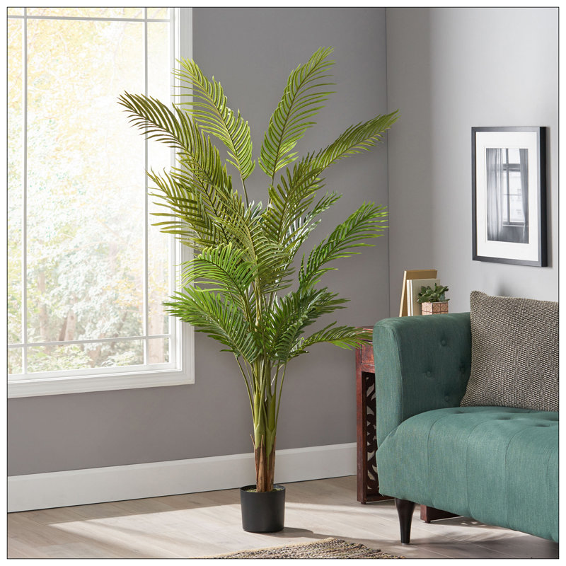 ARTIFICIAL PALM TREE, 71" H x 43" W x 43" D