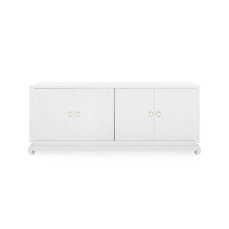 Meredith Sideboard, 30.5"H x 72"W x 18"D, White
