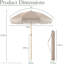180cm Beach Parasol-2032502173