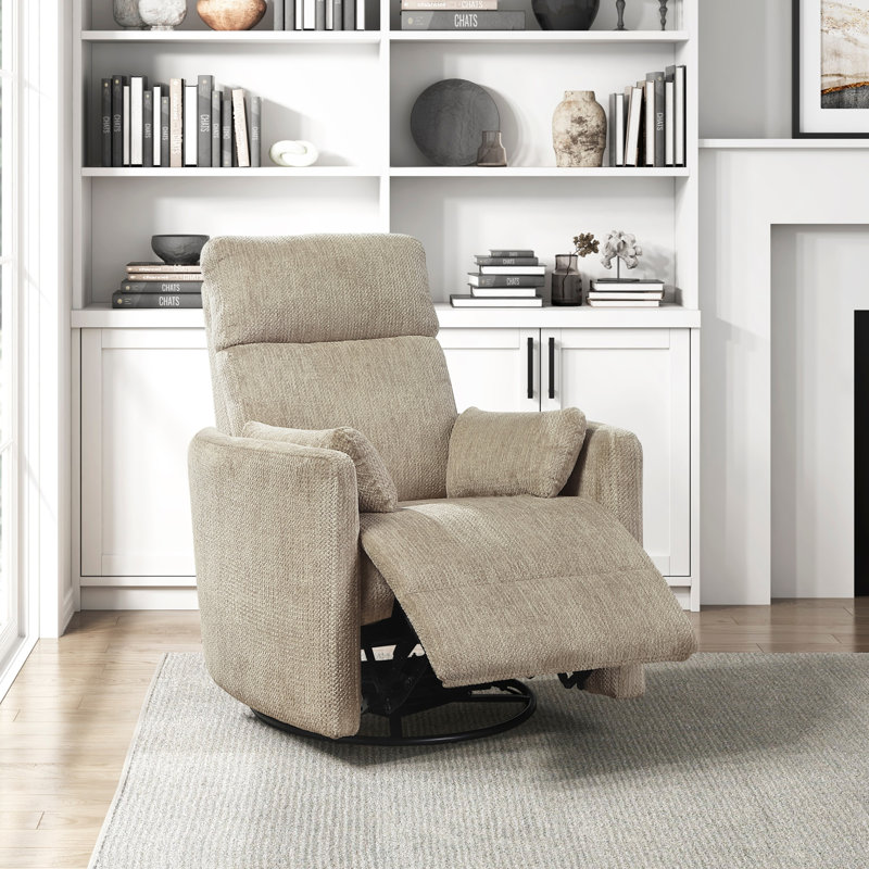 Fauteuil inclinable et pivotant Modern, Brun
