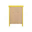 Table de chevet jaune