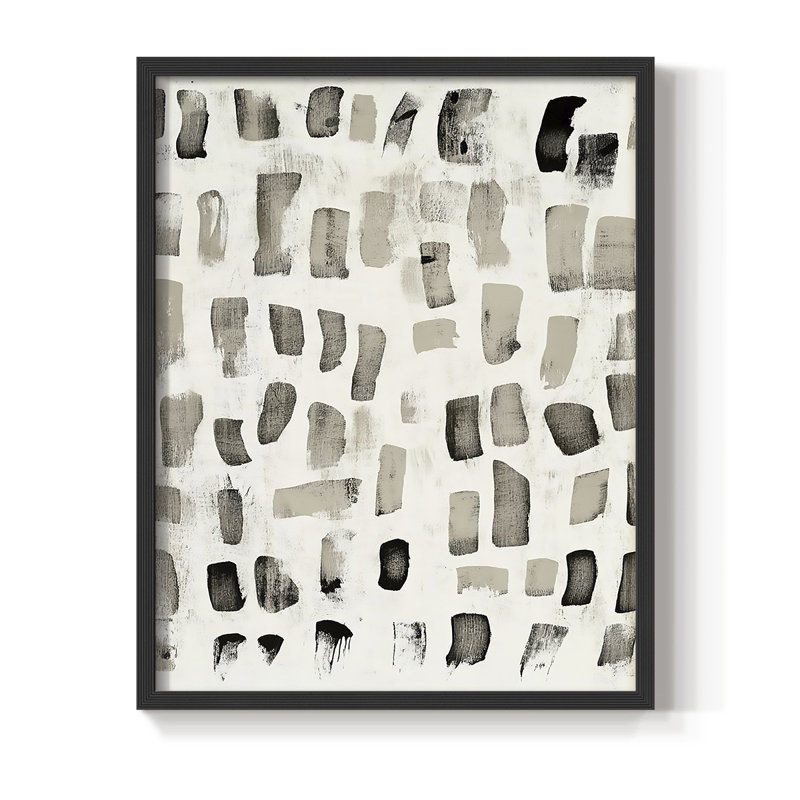 ABSTRACT Series DLXVI - Impression encadrée de qualité supérieure - Prêt à accrocher - Aucun clou requis ABA160001
