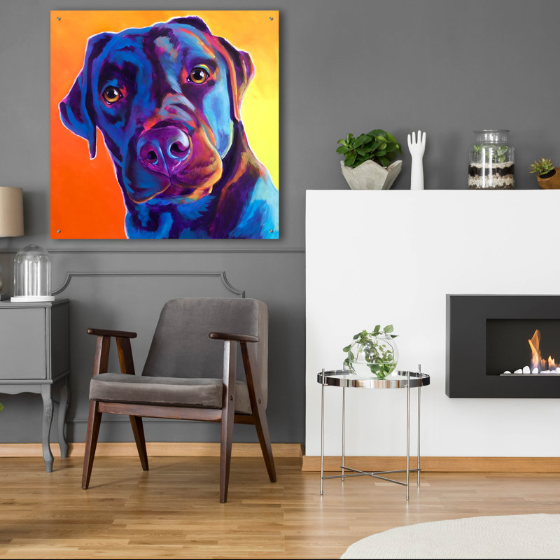 " Lab - Kona " Print, 36" H x 36" W x 0.2" D