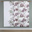 Très grand lit dans un sac, édredon floral et draps, 100%, motif à losanges gris, preuve, lavable, impression taupe mauve, microfibre, literie