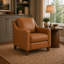 Fauteuil inclinable en cuir véritable Finnegan-100655202