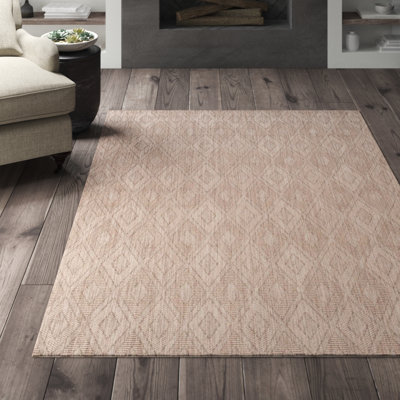 Tapis intérieur / extérieur beige Davy