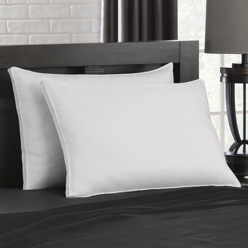 Ella Jayne White Hypoallergenic Microfiber Gusseted Pillows Set of 2
