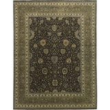 Hand-Knotted High-Quality Brown and Gold Area Rug