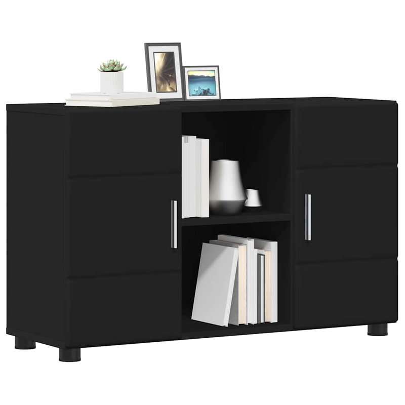Rectangle Accent Cabinet, Black
