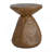 Patti Outdoor Patio MGO Wood Side Table, Wood Grain Finish, Set Of 1