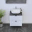 Meuble-lavabo simple 23,6 po avec plateau Kareema-851045845-851045846