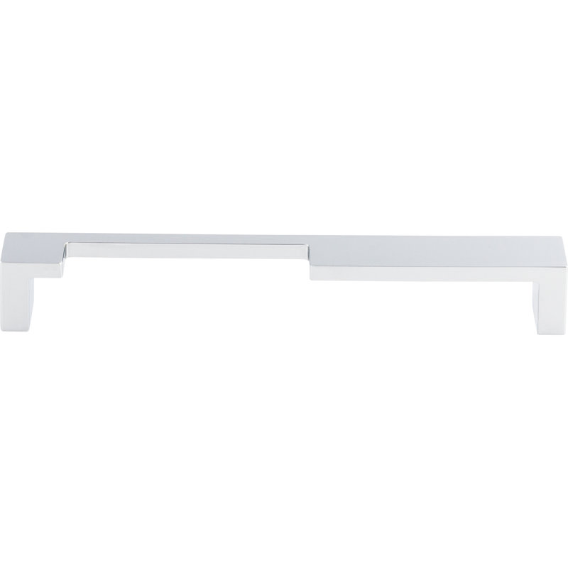 Modern Metro Bar Pull, Polished Chrome, 7" Center to Center