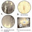Serafin - Ensemble de décoration murale lustre Glam-108317080-108317082