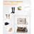 Large Clear Stackable Acrylic Display with Lid & Magnetic Door
