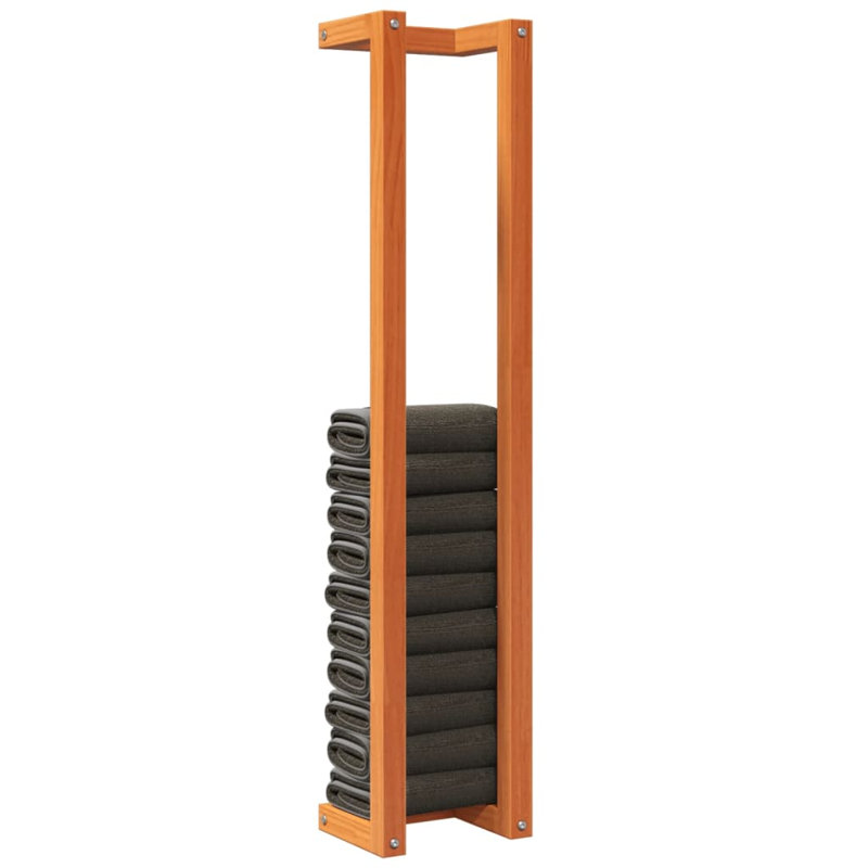 Niysa Wood 2 Wall Towel Rack