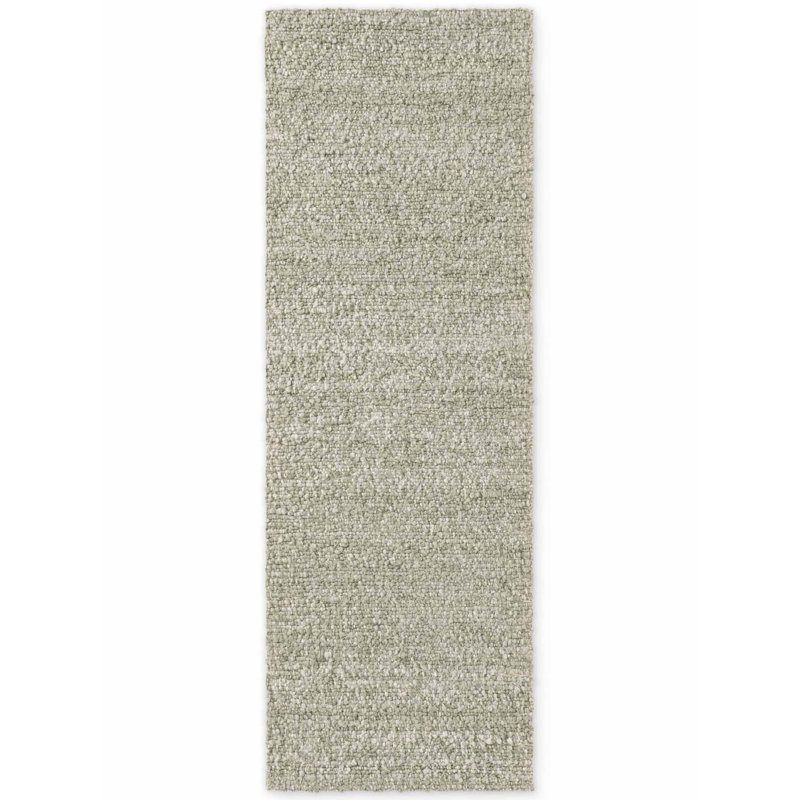 Despoina Hand Woven Area Rug, Runner 80 x 300 cm, Green